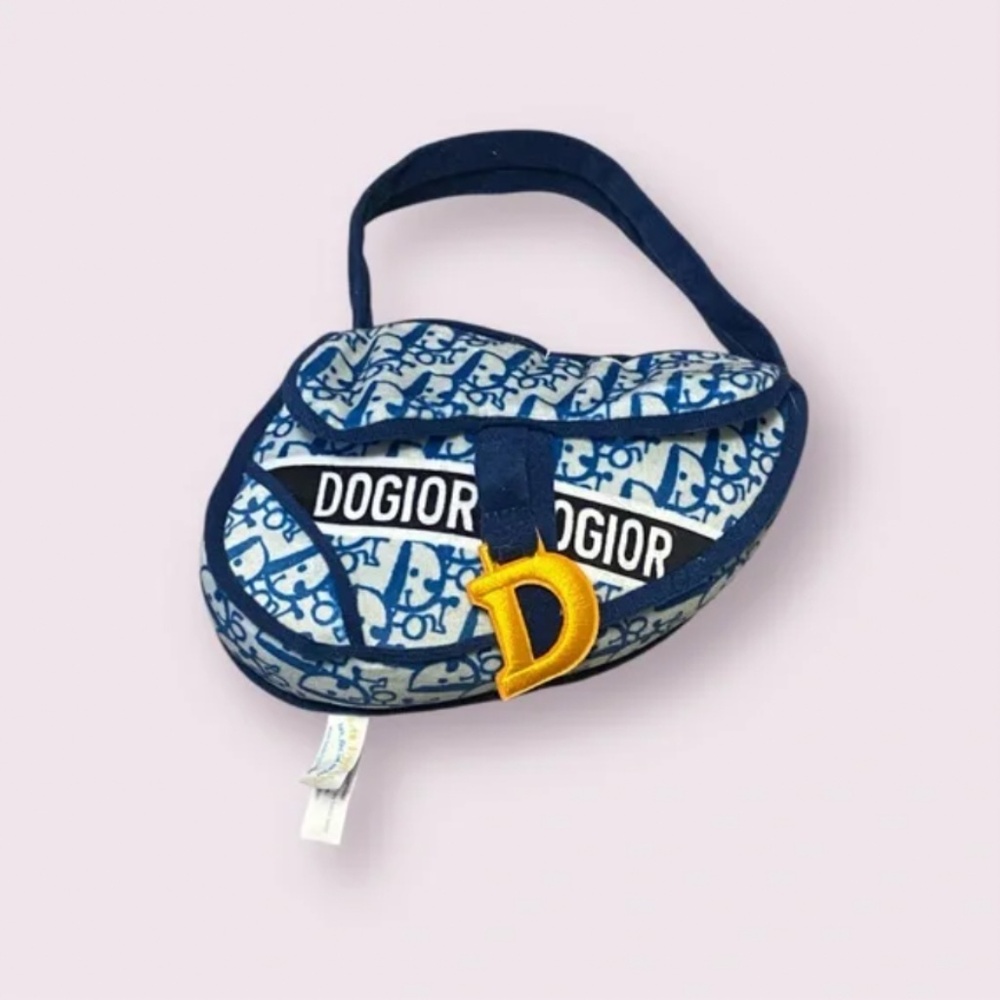 Dog Dior Saddle Bag Pet Toy